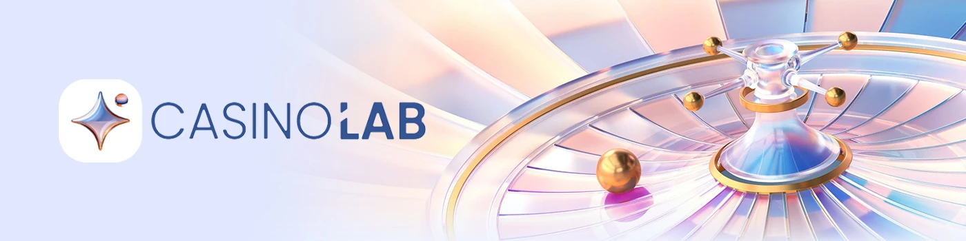 CasinoLab Main Banner with roulette wheel
